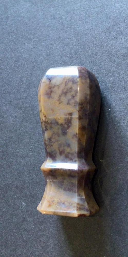 Antiek halfedelstenen lakzegel, 2e helft 19e eeuw, agaat?, Antiek en Kunst, Curiosa en Brocante, Verzenden