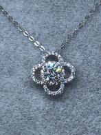 Zilveren set met echte moissaniet (lab-grown diamant), Sieraden, Tassen en Uiterlijk, Edelstenen, Info@zilverenedelstenen.com