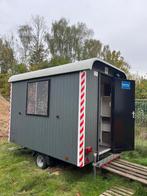 Schaftkeet / pipowagen, Doe-het-zelf en Verbouw, Bouwketen en Schaftketen, Ophalen, Gebruikt