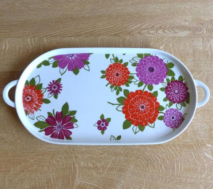 Villeroy & Boch dahlia dienblad serveerschaal vintage servie, Huis en Inrichting, Woonaccessoires | Dienbladen, Zo goed als nieuw