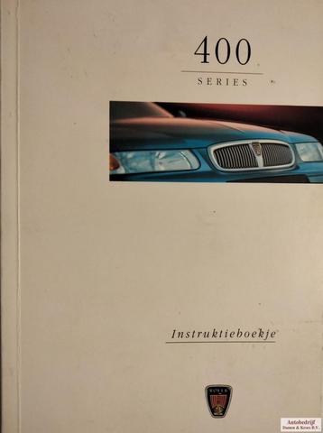 Handboek Rover 400 serie Instructieboekje RCL0031DUT beschikbaar voor biedingen