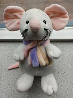 Grote muis rat merk Gamble Pleasure + roze paars beige sjaal, Kinderen en Baby's, Speelgoed | Knuffels en Pluche, Ophalen of Verzenden