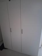 Witte kledingkast met deuren, Huis en Inrichting, Kasten | Kledingkasten, Ophalen, Overige materialen, Gebruikt, 100 tot 150 cm