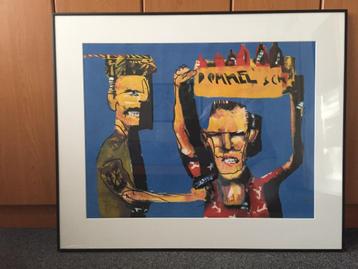 Herman Brood zeefdruk Dommelsch 1989 beschikbaar voor biedingen