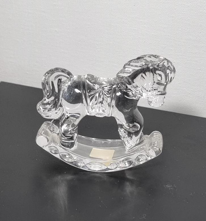 Kristallen hobbelpaard – Nachtmann Bleikristall, Antiek en Kunst, Antiek | Glas en Kristal, Ophalen of Verzenden