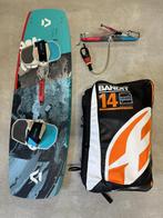 F-One Bandit 14m + Duotone Gonzales 142x43 + F-One Bar, Ophalen, Gebruikt, Kitesurf-set, Twintip