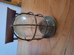 Brons U.S.A.1910 lampje Lovell Arlington N.J., Ophalen of Verzenden, Zo goed als nieuw, Glas