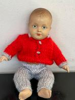 Oud celluoid baby popje Frankrijk 18 cm, Ophalen of Verzenden, Gebruikt, Pop