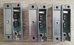 3 X Aluminium Alarm  deur contacten, Doe-het-zelf en Verbouw, Alarmsystemen, Ophalen of Verzenden, Zo goed als nieuw, Detector, Sensor of Melder