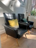 Stoel vintage Frans jaren 50/60, Ophalen, Gebruikt, Minder dan 75 cm, 50 tot 75 cm