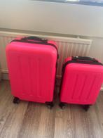 Koffer set decent roze, Sieraden, Tassen en Uiterlijk, Koffers, Ophalen of Verzenden, Zo goed als nieuw, Hard kunststof