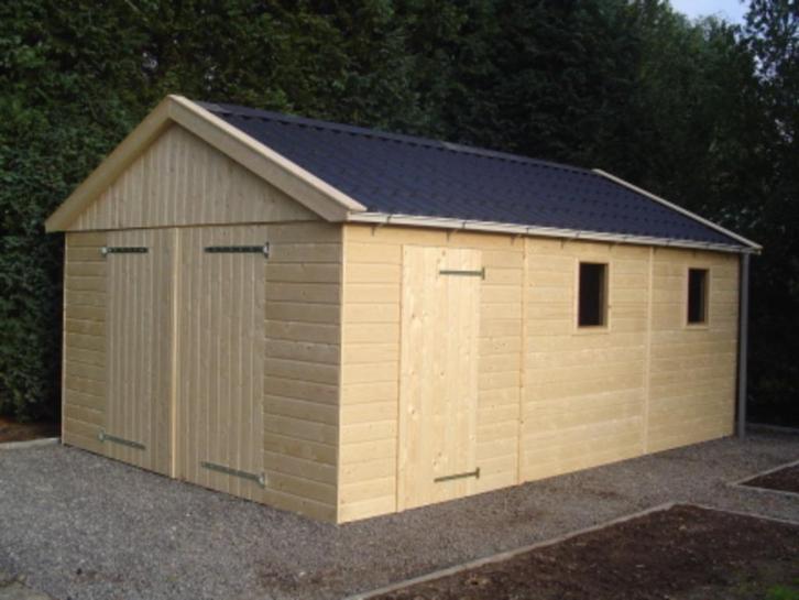 3.00x6.00 meter houten schuur / schuurtje / berging / opslag, Tuin en Terras, Tuinhuizen, Nieuw, Schuur, Hout, 500 cm of meer