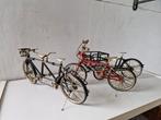 3 miniatuur fietsen tandem bmx bakfiets, Ophalen of Verzenden, Onbekend, Onbekend, Onbekend