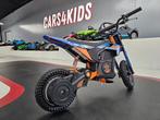 Kinder Crossmotor 24 volt - leren zit - tot 22km, Verzenden, Nieuw