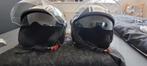 Jet Helm 2 stuks maat L en XL zwart/wit intern zonvizier., Motoren, Tweedehands, Ophalen, Overige merken, XL