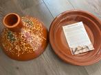 Tajine origineel marokkaans 37 cm, Ophalen of Verzenden, Nieuw, Overige materialen, Overige typen