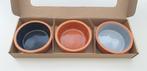 3 Terracotta Tapas schaaltjes van Senza, Nieuw, Ophalen of Verzenden, Kom(men), Effen