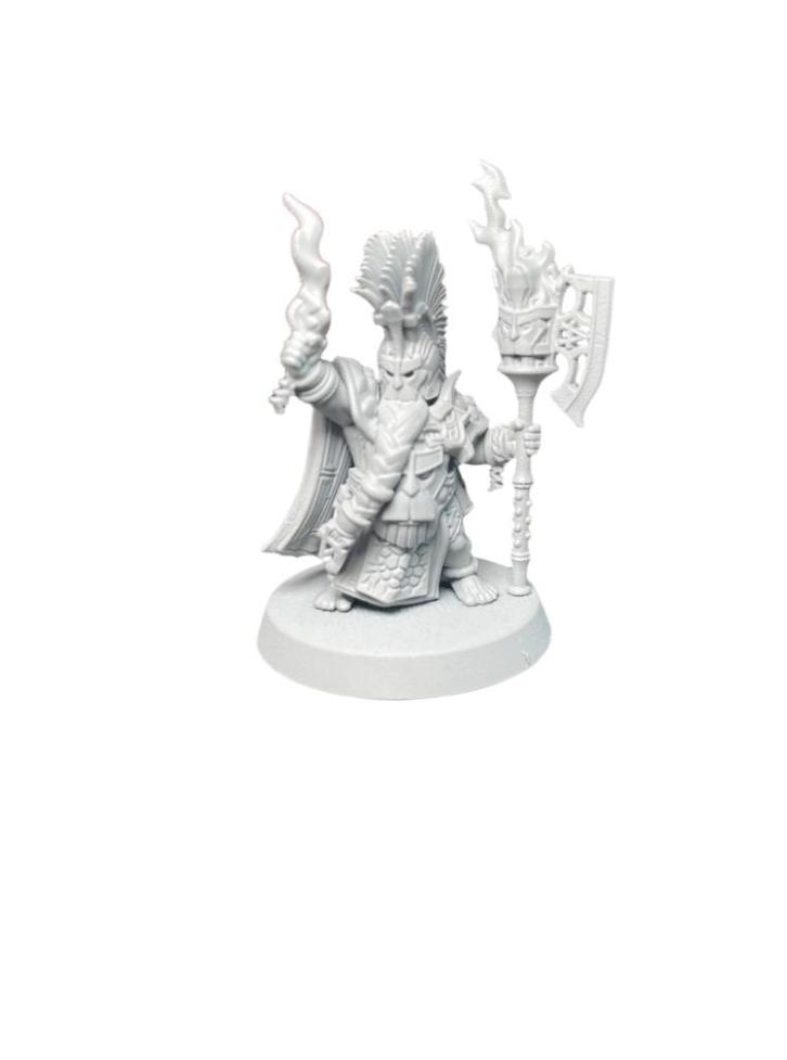Warhammer Age of Sigmar Fyreslayers Auric Flamekeeper, Hobby en Vrije tijd, Wargaming, Zo goed als nieuw, Warhammer, Ophalen of Verzenden