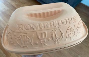 Romertopf Aardewerk Ovenschaal - Jaren 70 beschikbaar voor biedingen
