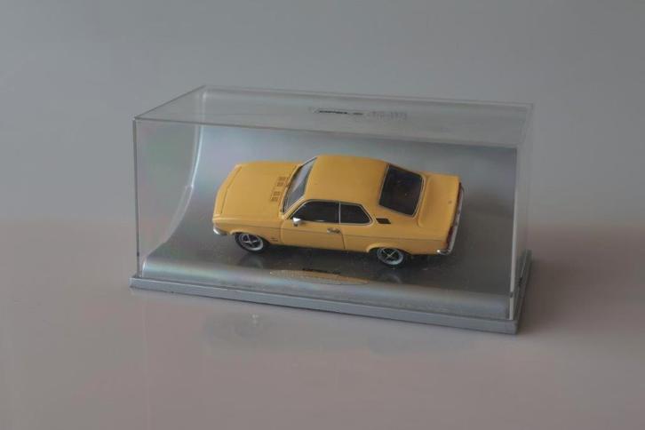 Opel Manta A 1970-1975 geel, Hobby en Vrije tijd, Modelauto's | 1:43, Nieuw, Auto, Overige merken, Ophalen of Verzenden