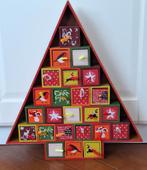 Vintage houten kerst kerstboom advents kalender, Diversen, Ophalen of Verzenden, Gebruikt