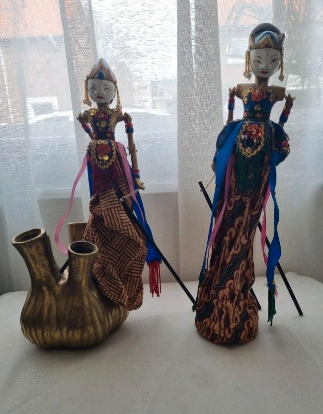 Unieke handgemaakte Wajangpoppen – traditioneel Indonesisch, Antiek en Kunst, Antiek | Woonaccessoires, Ophalen of Verzenden