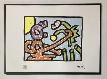 Keith Haring : litho op groot formaat beschikbaar voor biedingen