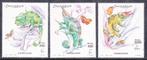 Somalie 2001 pf mi 494 - 496 kameleon, Verzenden, Postfris, Dier of Natuur