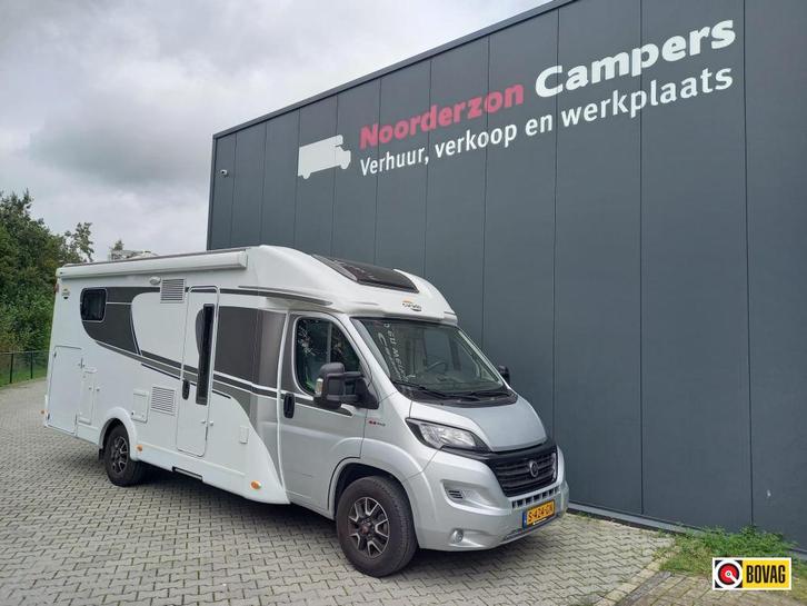 Carado T447 - automaat - heel netjes, Caravans en Kamperen, Campers, Bedrijf, tot en met 4, Half-integraal, Carado, Fiat, Diesel