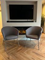 Twee design fauteuils van Artifort- modern en comfortabel, Ophalen, 75 tot 100 cm, Zo goed als nieuw, Metaal