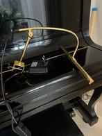 Elegante pianolamp, verstelbaar met klem, Ophalen of Verzenden, Zo goed als nieuw, Metaal, Minder dan 100 cm