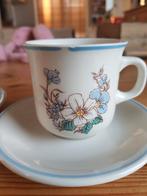 2x kopje en schotel, Ophalen, Gebruikt, Overige stijlen, Kop(pen) en/of Schotel(s)