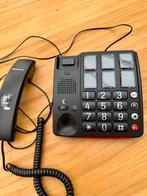 Senioren/ Ouderen telefoon , zwart ,amplicomms, Ophalen of Verzenden, Zo goed als nieuw
