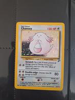 Pokémon vintage Chansey Base set 2 3/130, Hobby en Vrije tijd, Verzamelkaartspellen | Pokémon, Ophalen of Verzenden, Zo goed als nieuw