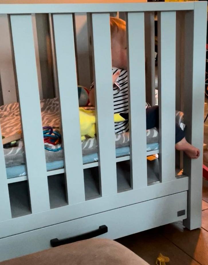 TWF box met lade, Kinderen en Baby's, Boxen, Gebruikt, Rechthoekig, In hoogte verstelbaar, Lade, Ophalen