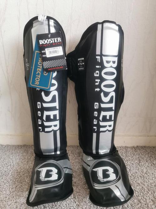 NIEUW! Booster leer scheenbeschermers/ kickbox, Sport en Fitness, Vechtsporten en Zelfverdediging, Nieuw, Overige, Ophalen of Verzenden