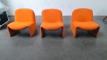 3 Alky Artifort fauteuils Piretti Castelli / herstofferen beschikbaar voor biedingen
