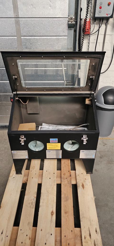 HBM SBC 190 Straalcabine, Voorlader Met Gasveren, Doe-het-zelf en Verbouw, Reinigingsmachines, Zo goed als nieuw, Overige typen