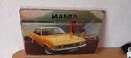 Blikken bord Opel Manta 20x30 cm, Ophalen of Verzenden, Nieuw, Reclamebord