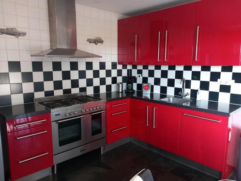 hoek keuken, Huis en Inrichting, Keuken | Complete keukens, Gebruikt, Hoekkeuken, Graniet of Steen, Ophalen