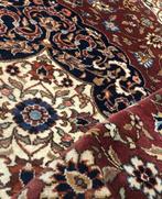 Perzisch tapijt handgeknoopt Tabriz  vloerkleed, Rood, Gebruikt, 200 cm of meer, Ophalen of Verzenden