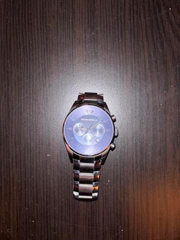 Emporio Armani AR-5860 Herenhorloge - Chronograaf Blauw beschikbaar voor biedingen