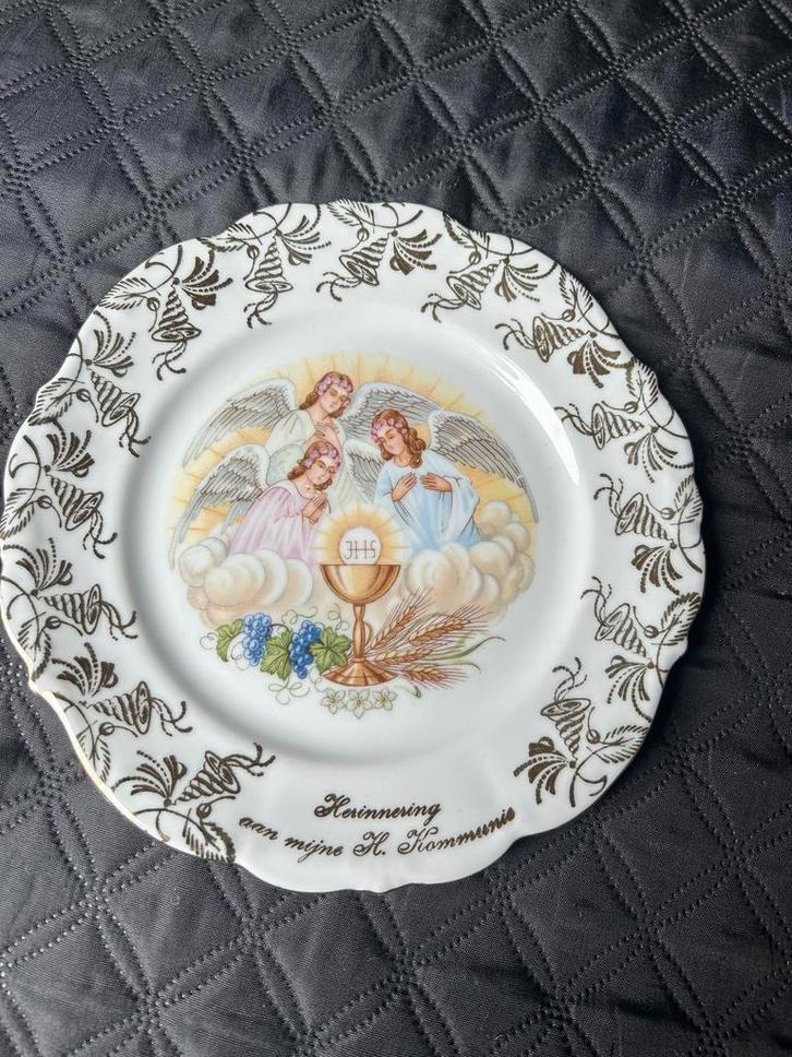 Herinnering H. Communie Bord Bareuther Bavaria, Verzamelen, Religie, Ophalen of Verzenden