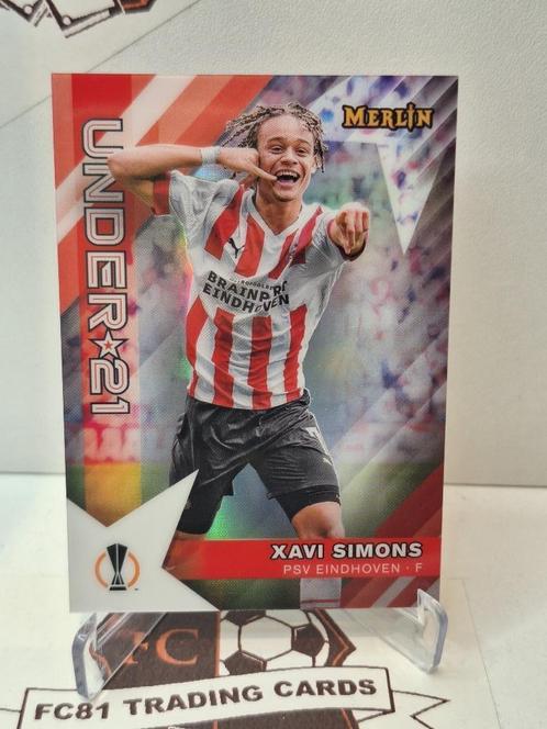 Simons - PSV - Merlin Chorme UCL Under 21, Verzamelen, Sportartikelen en Voetbal, Zo goed als nieuw, Poster, Plaatje of Sticker