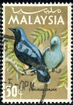 Maleisie 20 - Vogels, Postzegels en Munten, Postzegels | Azië, Zuidoost-Azië, Ophalen of Verzenden