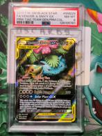 Venusaur & Snivy GX SM229 PSA 8, Ophalen of Verzenden, Nieuw, Losse kaart, Foil