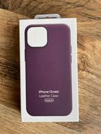 iPhone 13 mini leather case dark cherry, Telecommunicatie, Mobiele telefoons | Hoesjes en Frontjes | Apple iPhone, Ophalen of Verzenden