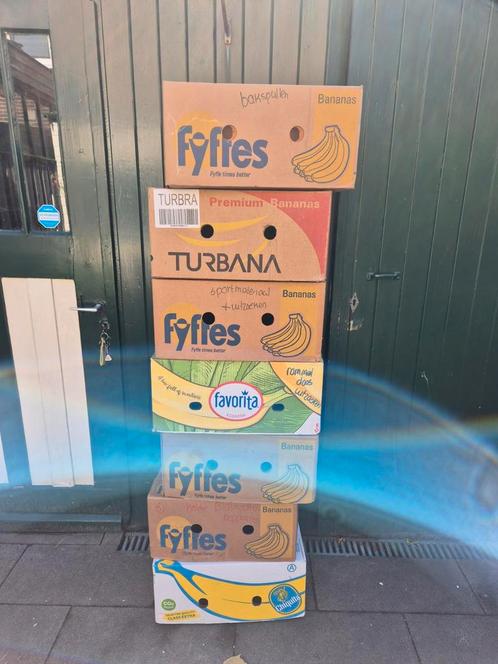 Bananendozen - Gratis ophalen!, Doe-het-zelf en Verbouw, Kratten en Dozen, Gebruikt, Doos, 50 tot 75 cm, Minder dan 35 cm, 40 tot 60 cm