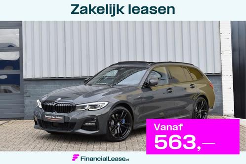 BMW 3 Serie Touring 330e xDrive M-Sport 292 Pk Dravit Grijs, Auto's, BMW, Bedrijf, Lease, Financial lease, 3-Serie, 360° camera