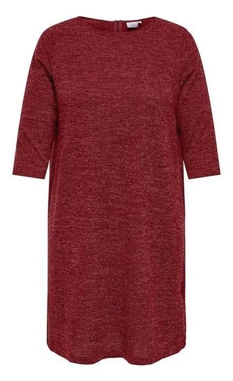 Jurk Carmartha van Only Carmakoma Maat 50/52 L, Kleding | Dames, Grote Maten, Nieuw, Jurk, Rood, Ophalen of Verzenden